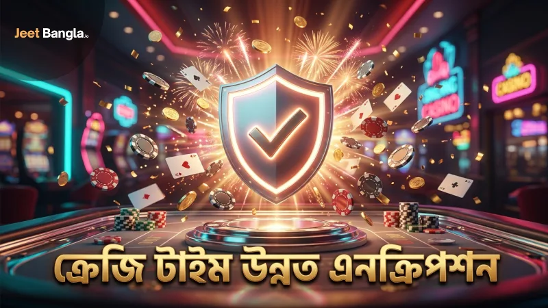 সাধারণ গেম শো তুলনায় ক্রেজি টাইম এর উন্নত এনক্রিপশন প্রযুক্তি