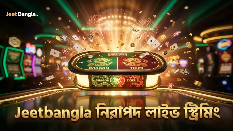 Jeetbangla-এর নিরাপদ লাইভ ডিলার স্ট্রিমিং গেমের বিশ্বাসযোগ্যতা বাড়ায়।