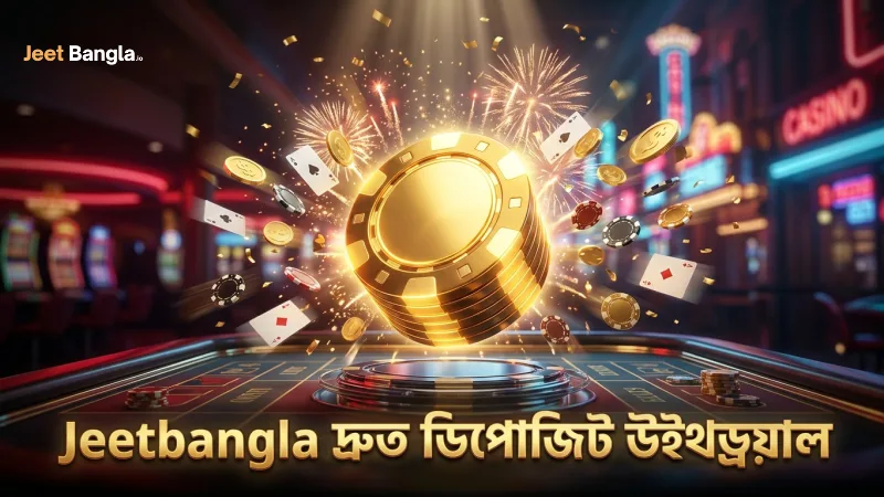ডিপোজিট ও উইথড্রয়ালে Jeetbangla এর দ্রুত লেনদেন সুবিধা