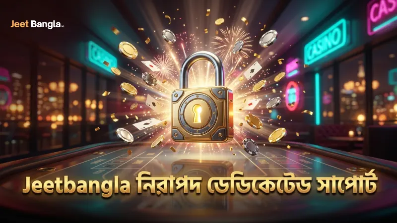 স্বচ্ছ পয়েন্ট সিস্টেম এবং সুরক্ষিত সাপোর্ট Jeetbangla তে নিশ্চিত।